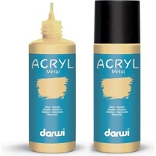 Darwi Acryl Opak akrylová barva 80 ml metalická zlatá