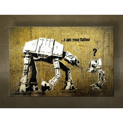 Obraz na plátne Street ART – Banksy - 30x40 cm