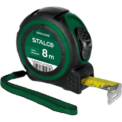 Stalco metr svinovací ABS pouzdro s TPR gumou, 8 m x 25 mm