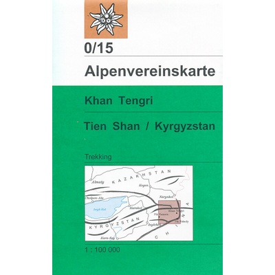 mapa Khan Tengri, Pik Pobedy 1:100 t.