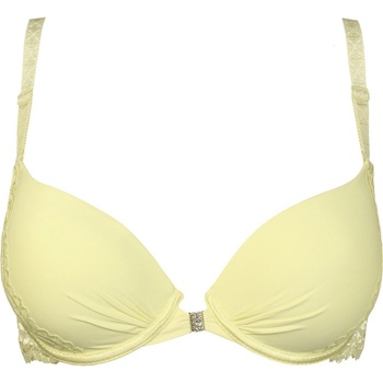 Geraldine Color bra s předním i zadním zapínáním světle žlutá