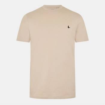 Jack Wills Мъжка тениска Jack Wills Sandleford T-Shirt Mens - Stone