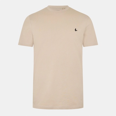Jack Wills Мъжка тениска Jack Wills Sandleford T-Shirt Mens - Stone