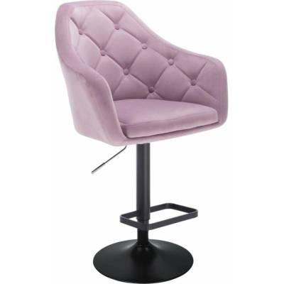 LuxuryForm Design Andora Velur na čiernom tanieri levanduľa