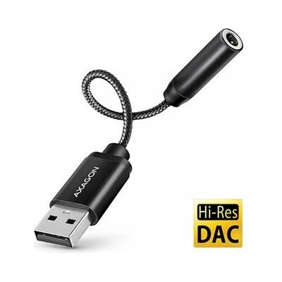 AXAGON ADA-HA, USB-A na 3.5mm jack Hi-Res DAC audio adaptér, 384kHz / 32bit, stereo – Zbozi.Blesk.cz