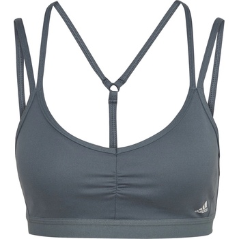 adidas Yoga Essentials Light-Support Bra Womens - Blue Oxide