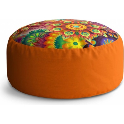 Sablio Taburet Circle Barevné obrazce: 40x50 cm