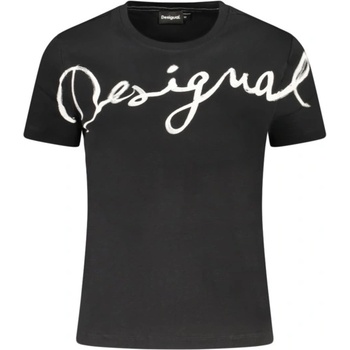 DESIGUAL Дамска тениска с къс ръкав desigual, Размер s, Цвят Черен (26swtk07_ne2000)