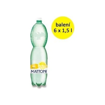 Mattoni citron perlivá 6 x 1,5 l
