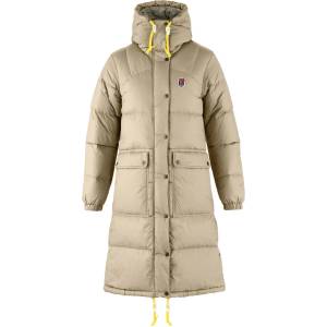 Fjall Raven Дамско палто Fjällräven Women's Expedition Long Down Parka Down coat - Fossil (102-2195-0815)