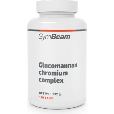 GymBeam Glukomanan a chrom komplex 144 g 120 tablet