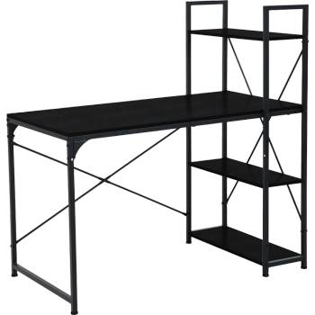 Carmen Бюро с етажерка tuzla - черен (3510203)