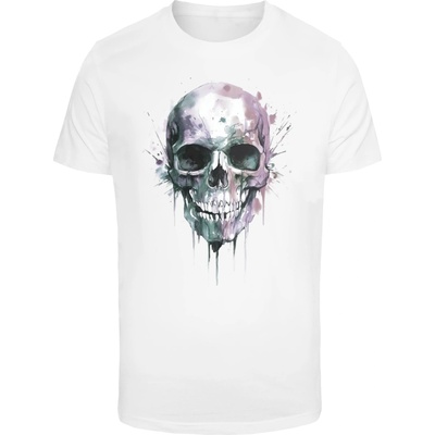 Mister Tee Тениска Colorful Skull Tee white XXLUB-MT3888-00220 - Тъмносив, размер 3XL