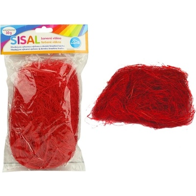 Sisal Luma, červený 30g