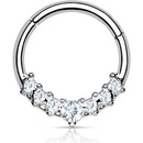 Šperky4U ocelový piercing do nosutragus helix septum NS0038ST-1208