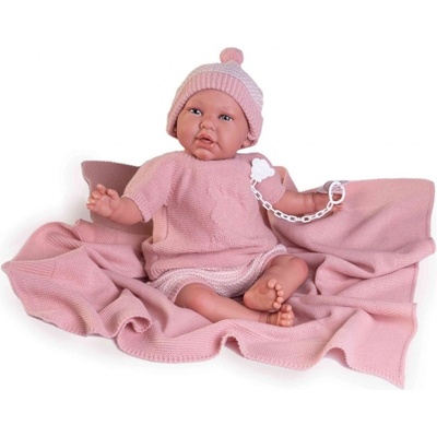 Antonio Juan 81055 Můj první REBORN DANIELA realistická miminko s měkkým látkovým tělem 52 cm