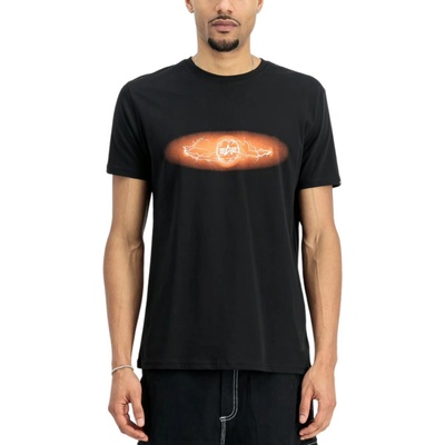 Alpha Industries Lightning T tričko pánske black/orange