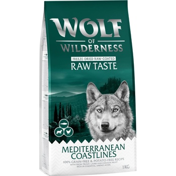 Wolf of Wilderness 1кг Adult The Taste Of Mediterranean Wolf of Wilderness, суха храна за кучета