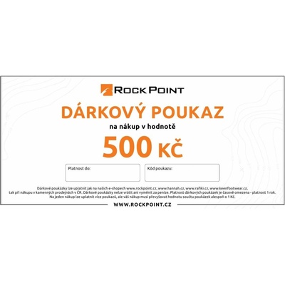 Dárkový poukaz 500 Kč