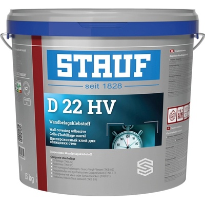 STAUF D 22 HV Disperzní lepidlo na stěny pro textil, CV, PVC šedá 15 kg