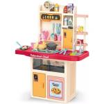 Man Yuk Toys Умелият готвач: Детска кухня - розови, 74 части (922-105)