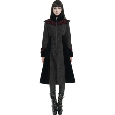 Devil Fashion kabát Black