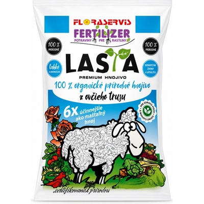 Floraservis Lasta hnojivo z vyzrálého ovčího trusu 10 kg