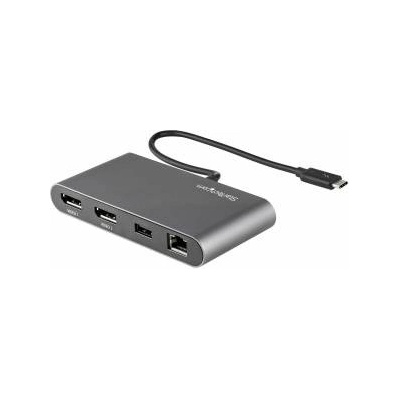 StarTech Докинг станция Startech TB3DKM2DPL 4K Ultra HD Сив