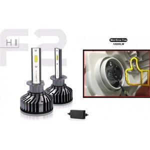  Комплект Умалени Мини Лед Led Диодни Крушки H8 H9 H11 Х8 Х9 Х11 12V 24V 72W 10000lm За Фарове Can Bus без Грешки