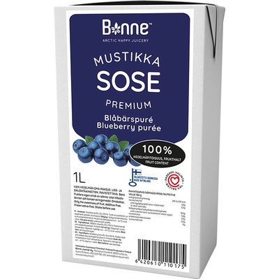Bonne Ovocné pyré Čučoriedka 1 l