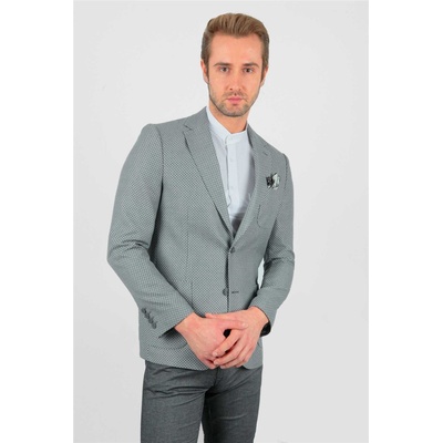 Base Мъжко сако - Сиво #268498 (268498_Сив)