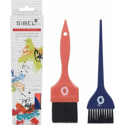 Sibel Graffiti TINTING BRUSH P005581 set štetcov na aplikáciu farby 2 ks