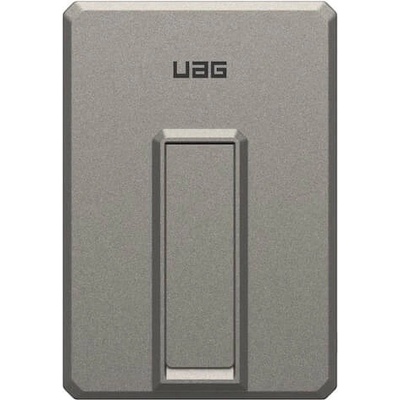 Преносима външна батерия с USB-C порт и безжично зареждане с MagSafe - Urban Armor Gear Ultra Slim Magnetic Wireless Power Bank 5000 mAh (сребрист) (9B4417113636)