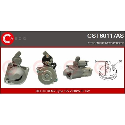 ROZRUSZNIK 12V 2.5KW CST60117AS
