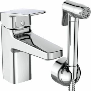 Ideal Standard Едноръкохватков смесител за умивалник Ideal Standard Ceraplan с хигиеничен душ (BD231AA)