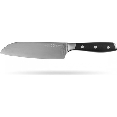 Lunasol nôž Santoku z damaškovej ocele Platinum 18 cm