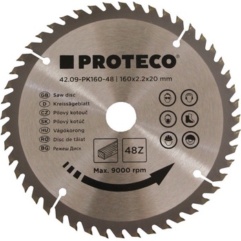 Proteco Kotouč pilový SK 160x2.2x20 48z PK160-48