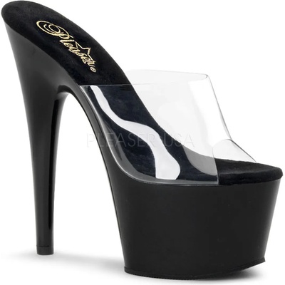 Pleaser USA Pleaser Adore-701 Black-Transparent 37