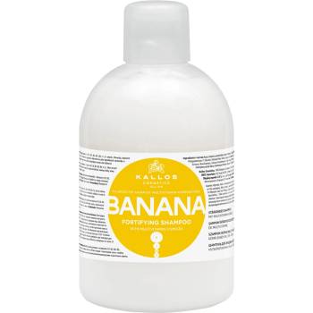 Kallos KJMN Banana posilňujúci šampón1000 ml