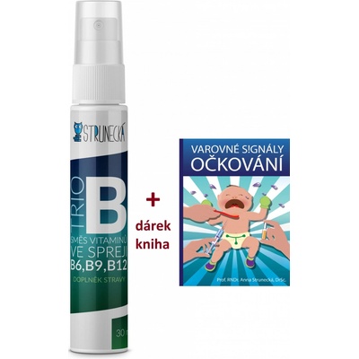 Strunecká Trio B - kombinace vitamínů B6, B9, B12 ve spreji 30 ml