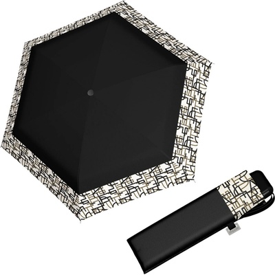 Doppler Carbonsteel Mini Slim Classy dámský skládací deštník černý