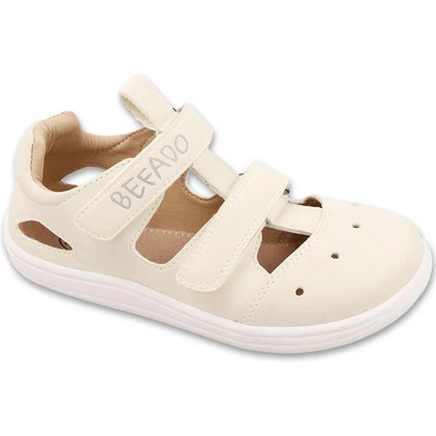 BEFADO 005X006 sandálky BAREFOOT KIDDY béžové