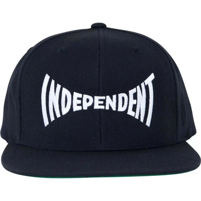 INDEPENDENT Span Embroidered Snapback Structured Dk Navy/White 161270