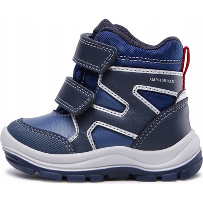 Geox dětské kozačky eko kůže modré