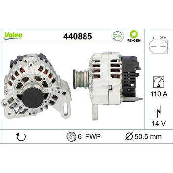 Alternátor VALEO 440885