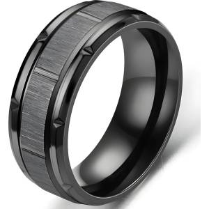 HARAHU Пръстен TR-17148 - Черен / 69mm KP17148