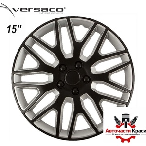 Versaco Тасове за джанти 15'' Versaco Dakar BlackSilver (56176) - avtochastikrasi