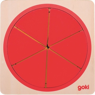 Goki puzzle kruh zlomky