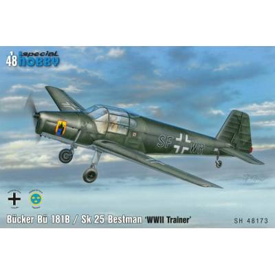 Special Hobby Bücker Bü 181B / Sk 25 Bestmann ‘WWII Trainer’ 1:48