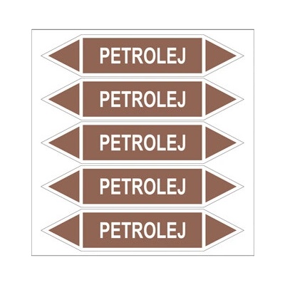 Značení potrubí, petrolej PZGL 008162